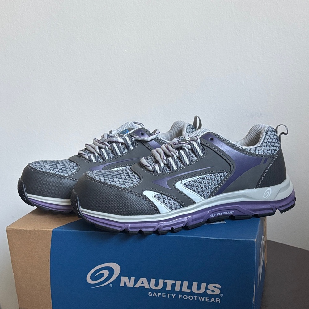 Nautilus Women's Athletic Shoes in Gray and Purple